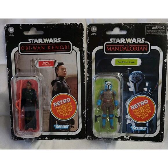 Hasbro Star Wars Retro Collection Reva (Obi-wan) & Bo-Katan Kryze (Mandalorian) - Picture 1 of 6